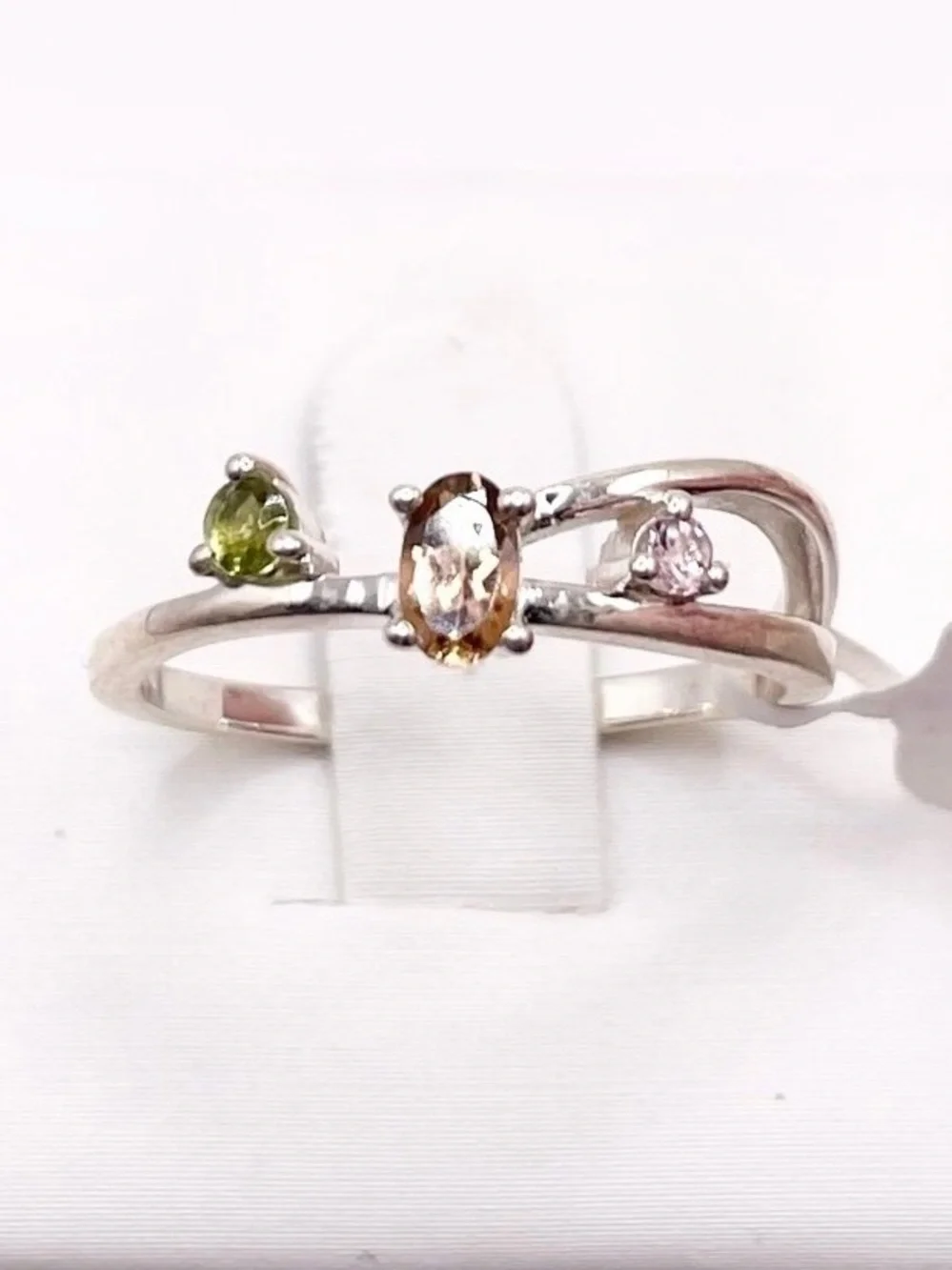 Size 6.5 Tourmaline 925 Sterling silver ring